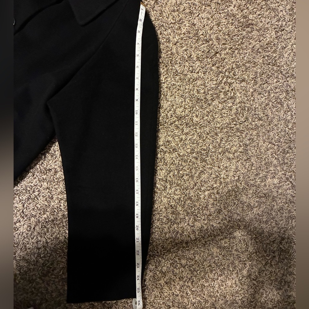 Marvin Richards Long Wool/Cashmere coat. Black size 6 - Picture 7 of 9